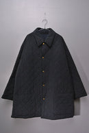 A.PRESSE Silk Taffeta Quilted Coat