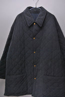 A.PRESSE Silk Taffeta Quilted Coat