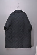 A.PRESSE Silk Taffeta Quilted Coat
