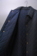 A.PRESSE Silk Taffeta Quilted Coat