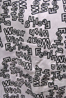 COMME des GARCONS SHIRT "Wear With Feeling" プリントシャツ