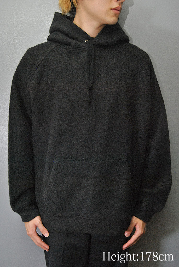 COMOLI ウールフェルトパーカ