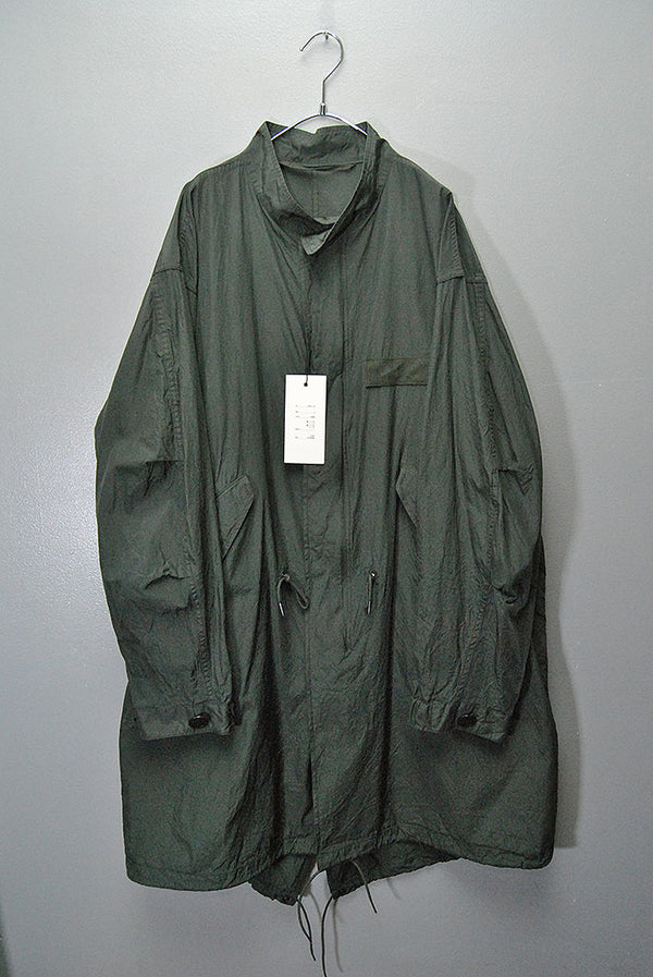 A.PRESSE Silk Taffeta M-65 Fishtail Parka