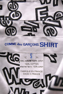 COMME des GARCONS SHIRT "Wear With Feeling" プリントシャツ