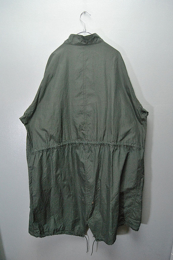 A.PRESSE Silk Taffeta M-65 Fishtail Parka