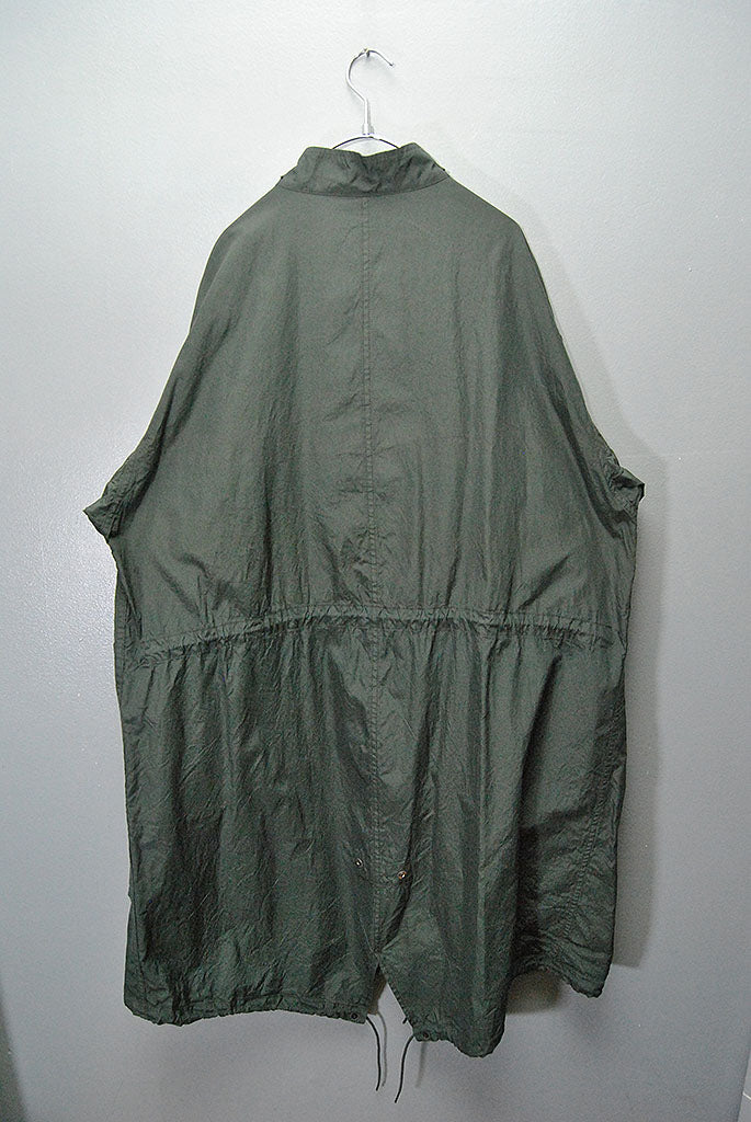 A.PRESSE Silk Taffeta M-65 Fishtail Parka