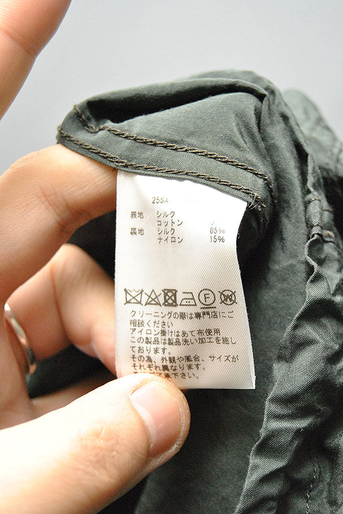 A.PRESSE Silk Taffeta M-65 Fishtail Parka