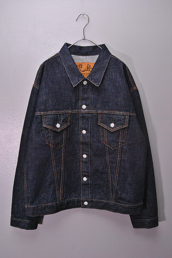 児島ジーンズ 15oz セルビッチ3rdデニムジャケット