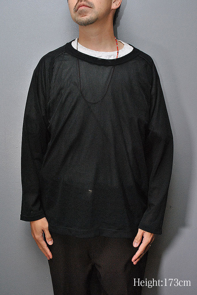 Needles L/S U Neck Tee