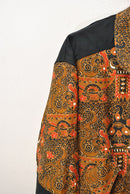 JUNYA WATANABE MAN リネンローンプリント×ウールトロブルゾン