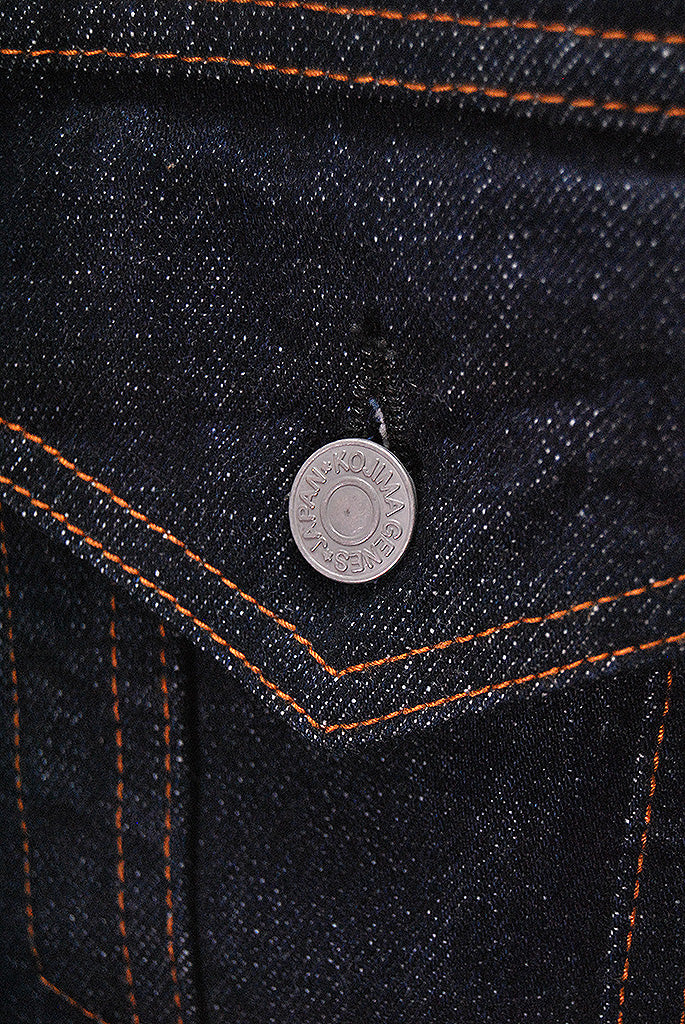 児島ジーンズ 15oz セルビッチ3rdデニムジャケット