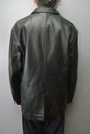 WACKO MARIA LEATHER SINGLE BREASTED JACKET