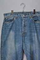 A.PRESSE Washed Denim Wide Pants