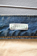 A.PRESSE Washed Denim Wide Pants