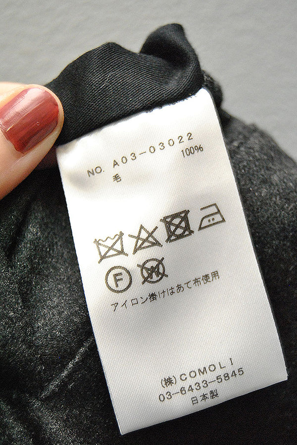 COMOLI ウールフラノ パンツ