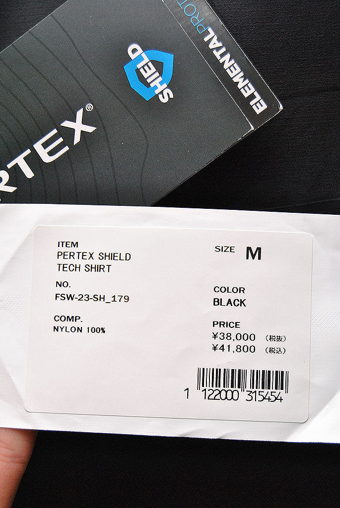 FreshService PERTEX SHIELD TECH SHIRT BLACK