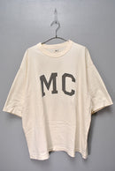 blurhms ROOTSTOCK  88/12 プリント Tシャツ "MC"