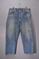 A.PRESSE No.22 Washed Wide Denim Pants