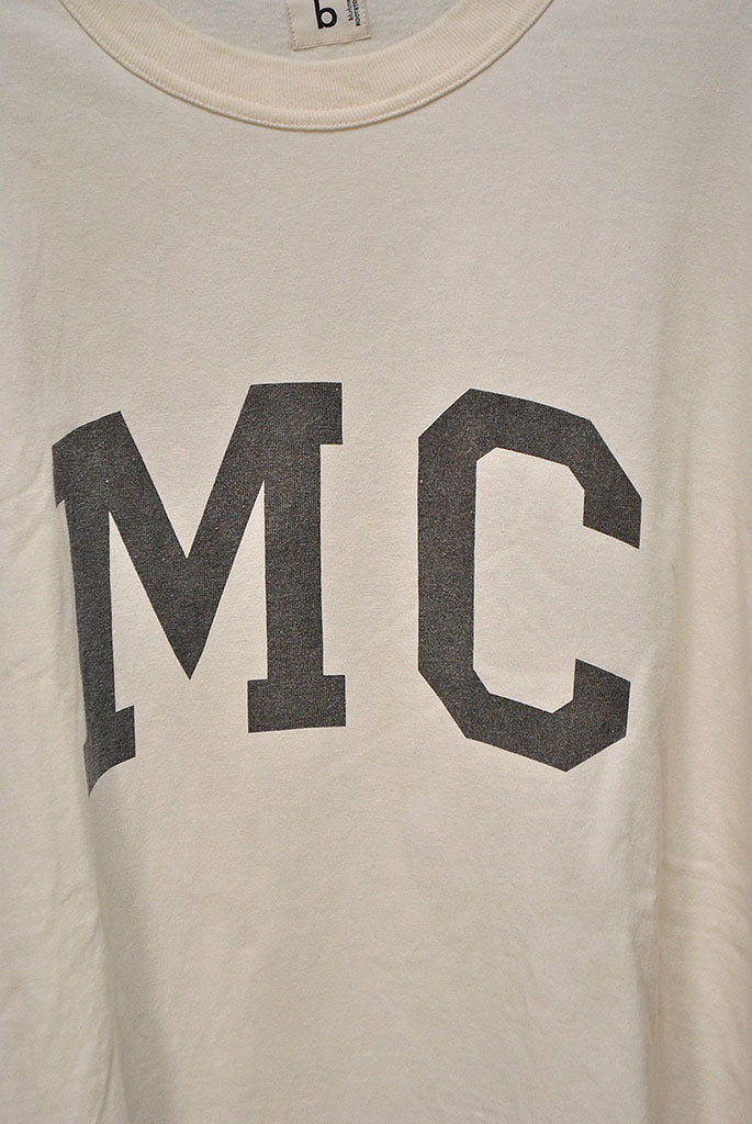 blurhms ROOTSTOCK  88/12 プリント Tシャツ "MC"