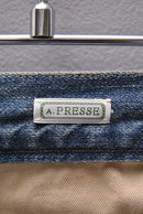 A.PRESSE No.22 Washed Wide Denim Pants