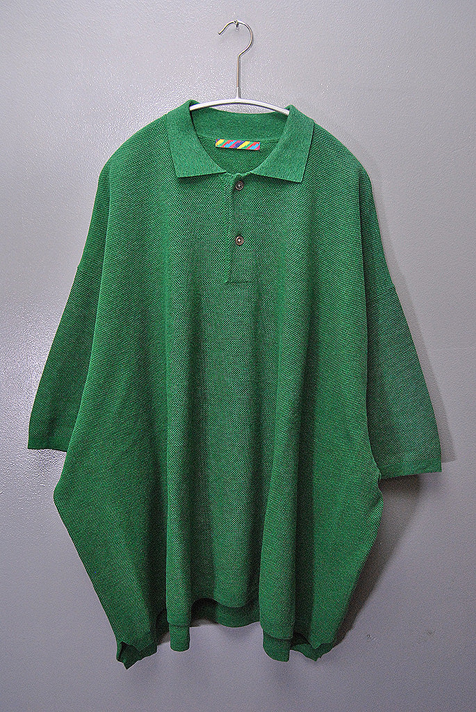 is-ness KNITTED BIG POLO