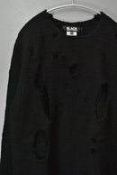 BLACK COMME des GARCONS デストロイ加工ニット