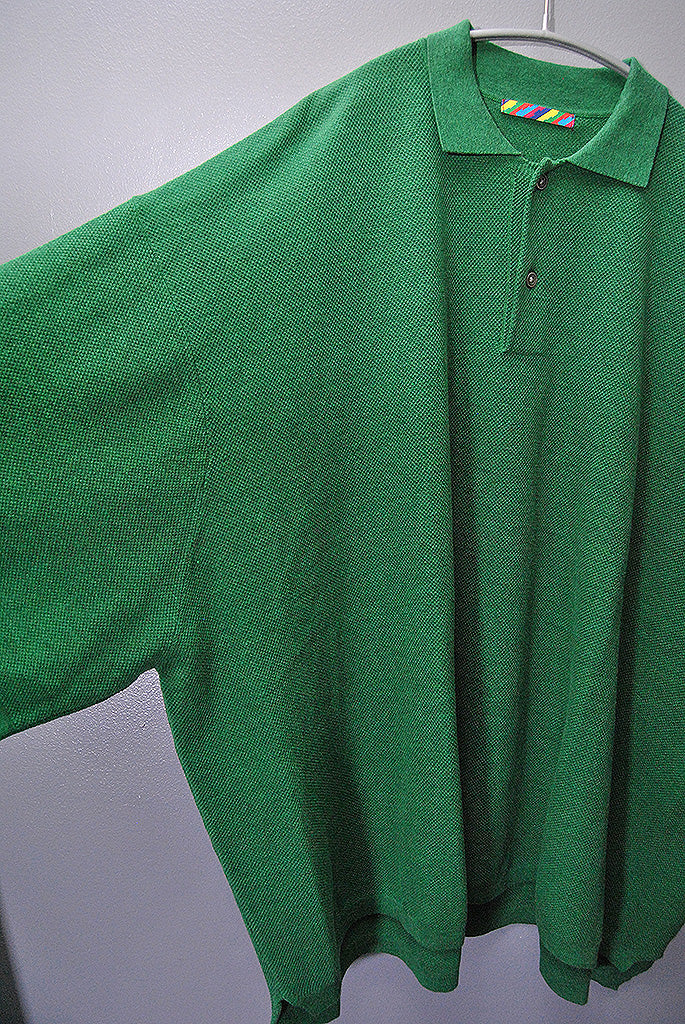 is-ness KNITTED BIG POLO