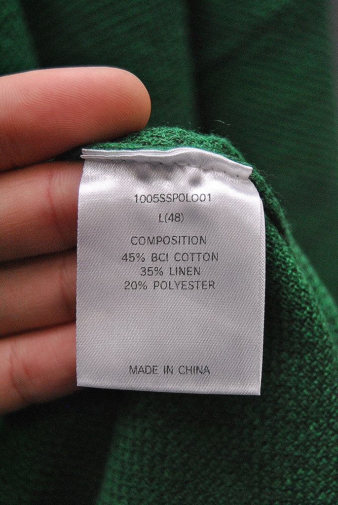 is-ness KNITTED BIG POLO