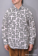 COMME des GARCONS SHIRT "Wear With Feeling" プリントシャツ