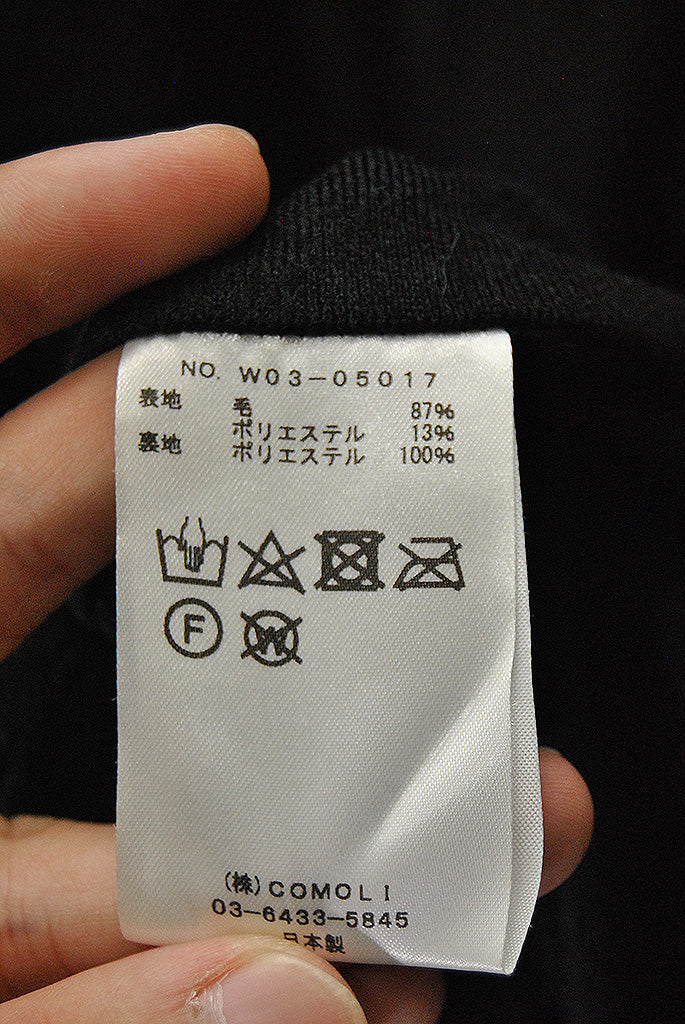 COMOLI ウールフリース トラックジャケット