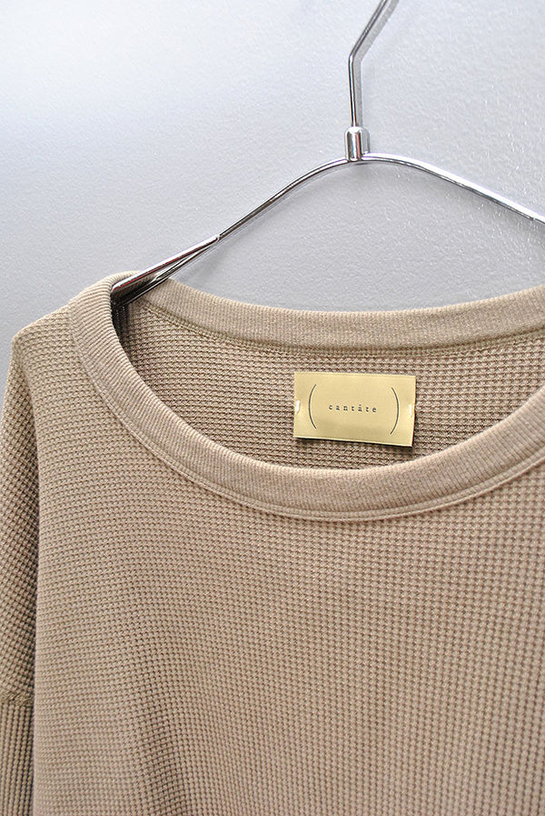 cantate カンタータ 23SS Thermal L/S Shirt DSC_0465_84814b6a-149e-4b33-