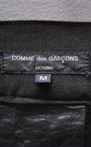 COMME des GARCONS HOMME ウールハードギャバ製品染めパンツ