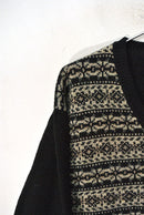 OLD COMME des GARCONS HOMME Vネックアーガイルニット