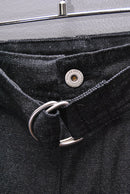 COMME des GARCONS HOMME エステルコットン ベルテッドデニムパンツ