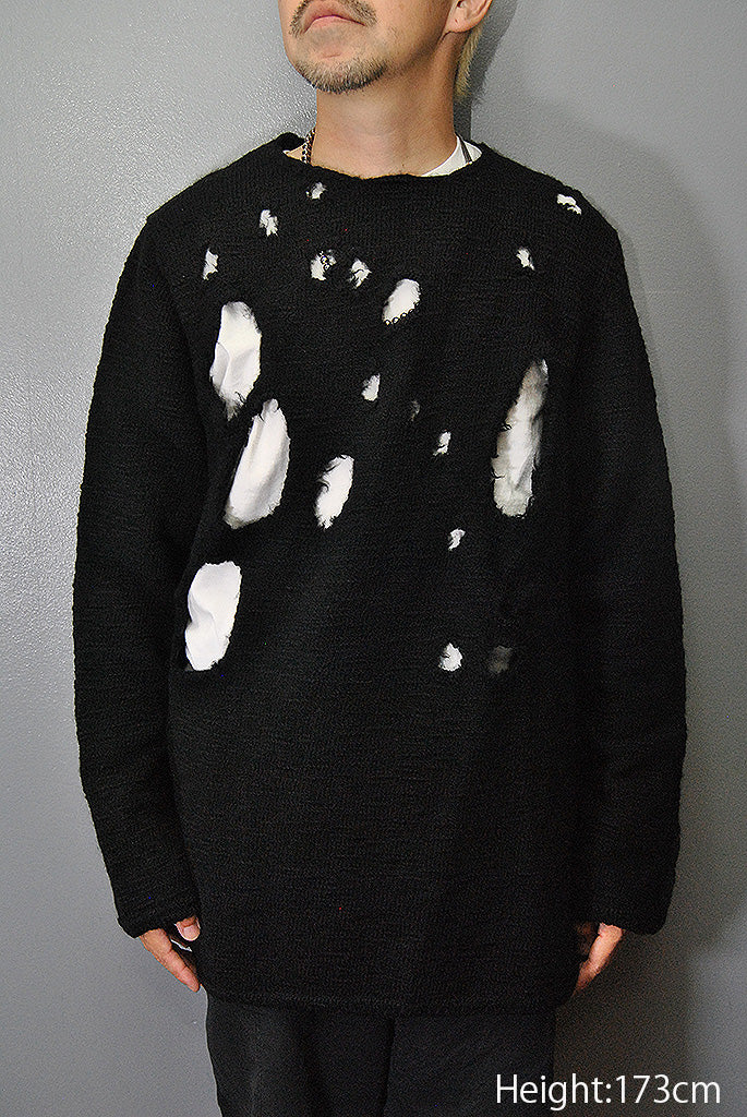 BLACK COMME des GARCONS デストロイ加工ニット