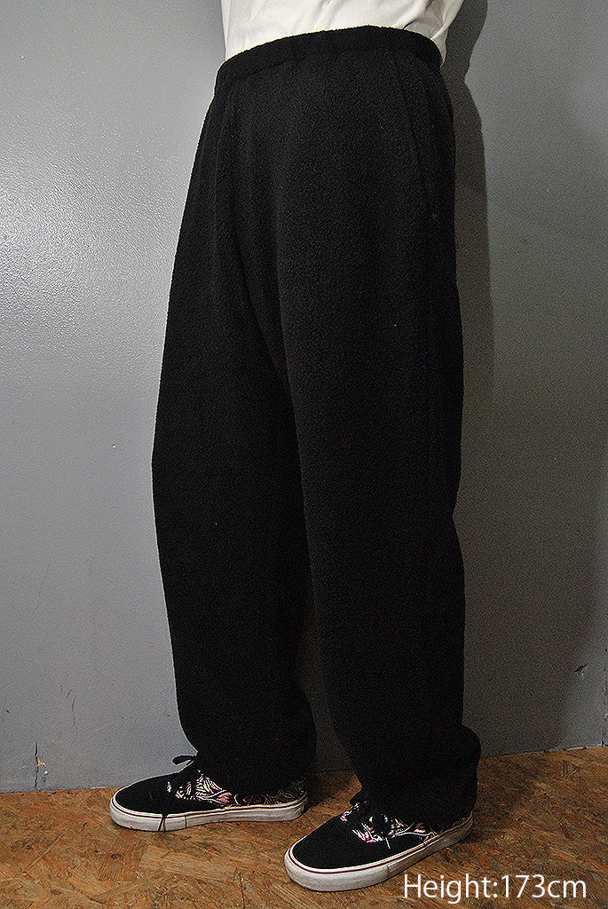COMOLI ウールフリース トラックパンツ