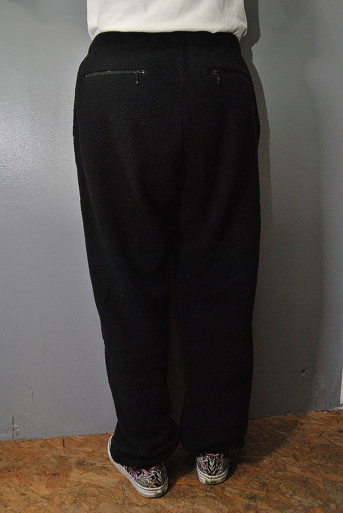 COMOLI ウールフリース トラックパンツ