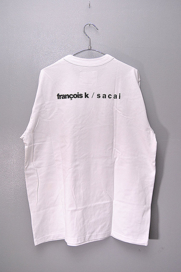 sacai×フランソワkコラボTシャツ　ブラック sacai] Francois K. T-Shirt – MaW SAPPORO