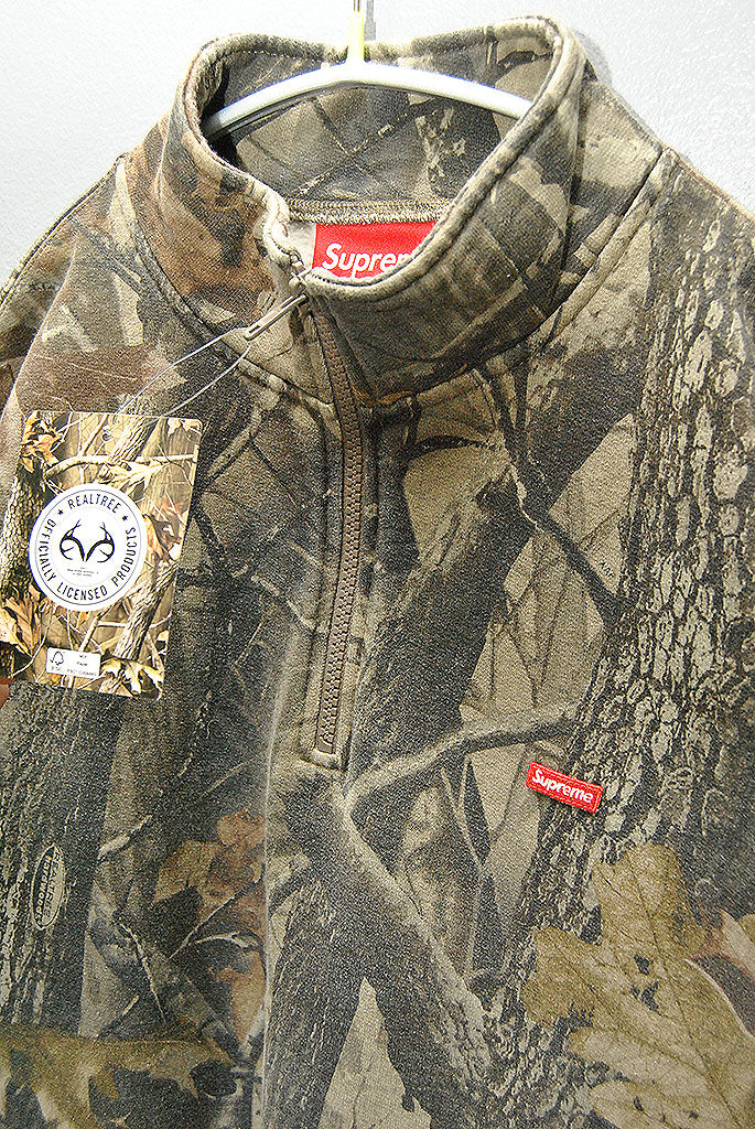 Supreme Small Box Half Zip Pullover