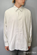A.PRESSE Double Weave Twill Regular Collar Shirt