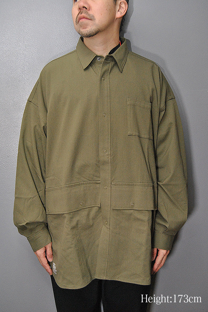 FreshService FIREPROOF CARGO POCKET REGULAR COLLAR SHIRT