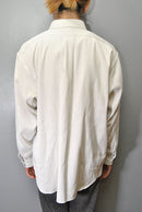 A.PRESSE Double Weave Twill Regular Collar Shirt