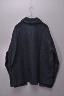 BONCOURA US Navy Shawl Collar Denim