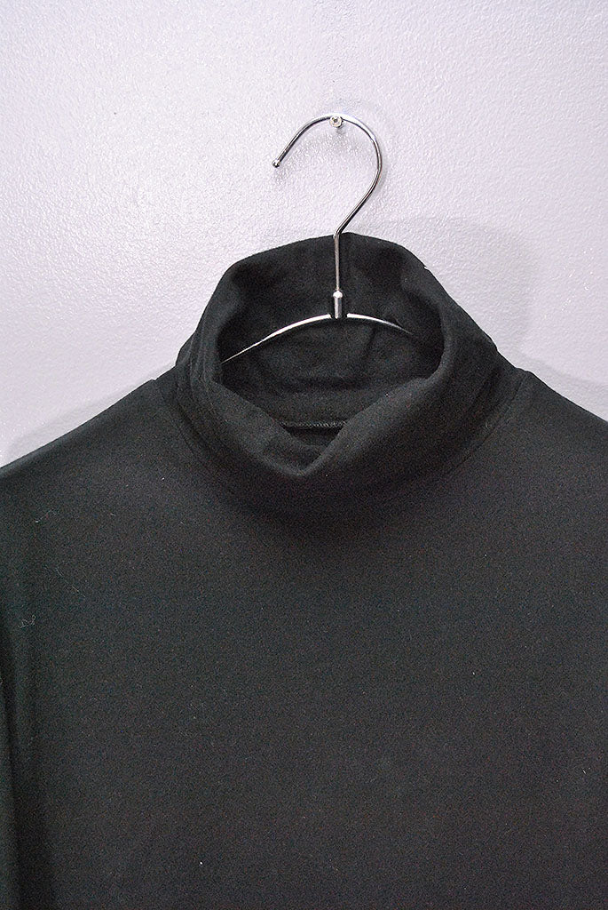 Ground Y 30/- COTTON JERSEY JUMBO TURTLENECK WITH ZIPPERED SIDE SLITS