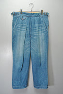 KENNETH FIELD GURKA TROUSERS - DENIM