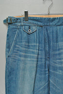 KENNETH FIELD GURKA TROUSERS - DENIM