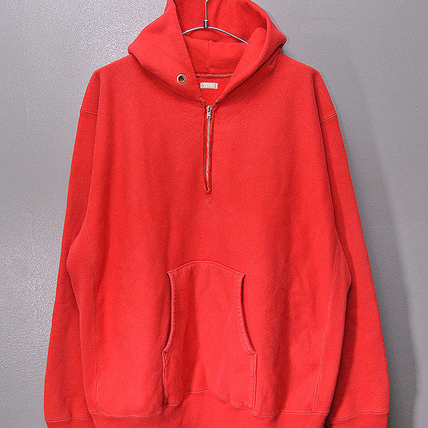 トップス 24aw a.presse Vintage Zip Sweat Hoodie A.PRESSE - アプレッセ Vintage Half Zip Sweat Hoodie (24AAP