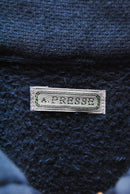 A.PRESSE Vintage Half Zip Sweat Shirt