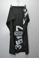BLACK COMME des GARCONS ナンバリングマフラー