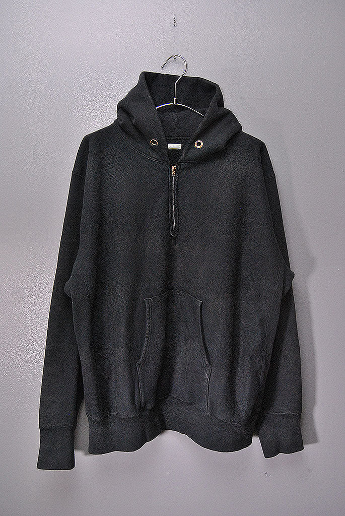 A.PRESSE Vintage Half Zip Sweat Hoodie